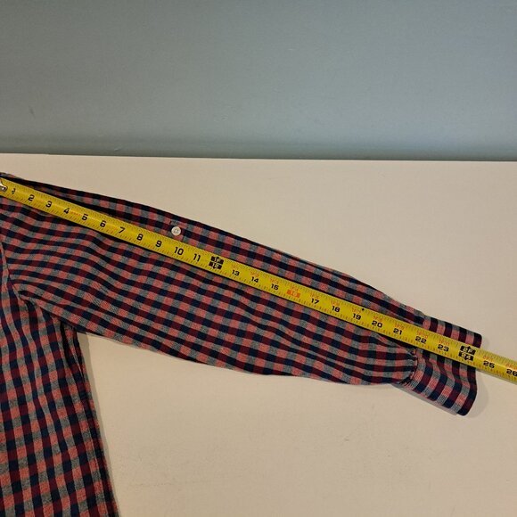 Banana Republic Men's Medium Linen Standard Fit Long Sleeve Button Down Shirt - Picture 12 of 14